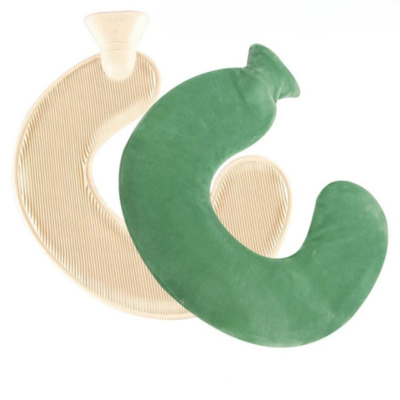 Bouillotte chauffe cou vert