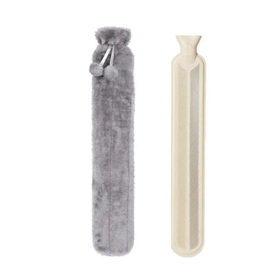 Bouillotte eau chaude extra longue gris