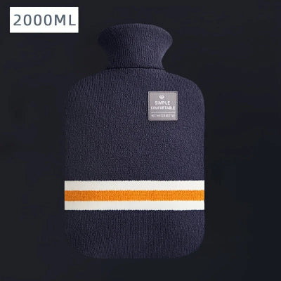 Bouillotte grande capacite variante bleu