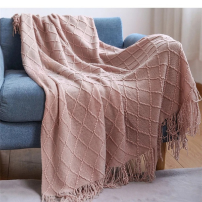 Couverture vintage de luxe vieux rose