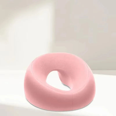 Oreiller ergonomique visage variant rose