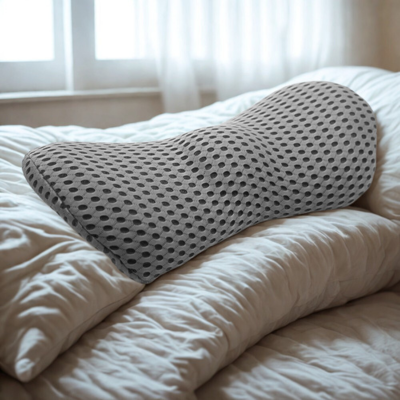 Oreiller memoire de forme respirant gris