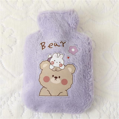 bouillote Kawaii variante mauve