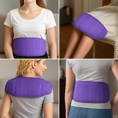 bouillotte peluche ceinture positions