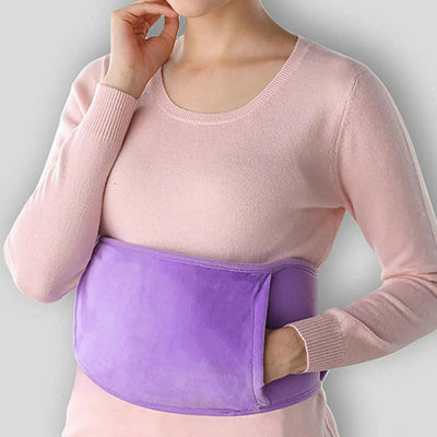 bouillotte peluche ceinture ventre
