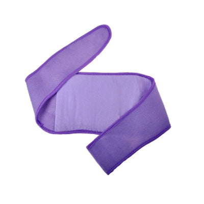 bouillotte peluche ceinture violet
