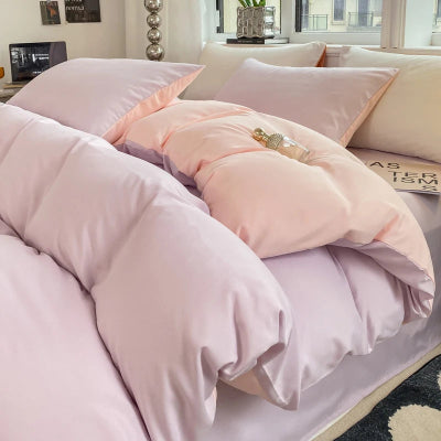 housse de couette 200x220 ins style variante abricot