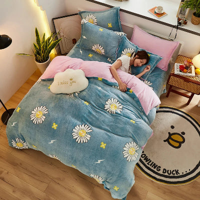 housse de couette flanelle 220x240 femme