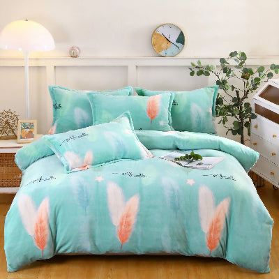 housse de couette flanelle 220x240 plume