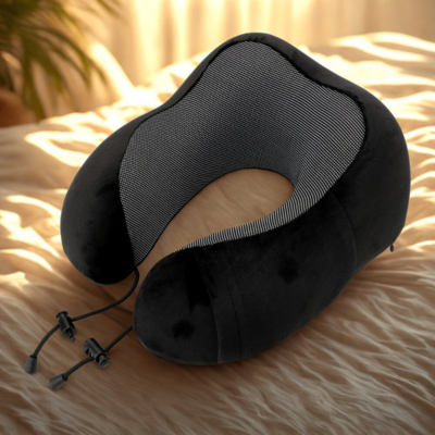 memoire de forme oreiller variante noir