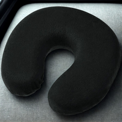 oreiller cervical ergonomique noir