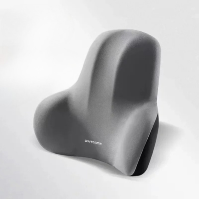 oreiller ergonomique lombaires variante gris