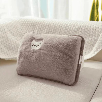 peluche bouillotte electrique kacki