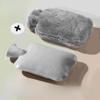 peluche bouillotte variante gris