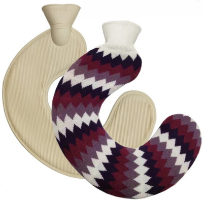 Bouillotte chauffe cou arlequin