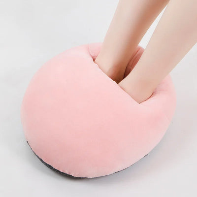 Bouillotte chauffe pieds electrique rose