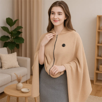Couverture chauffante abricot