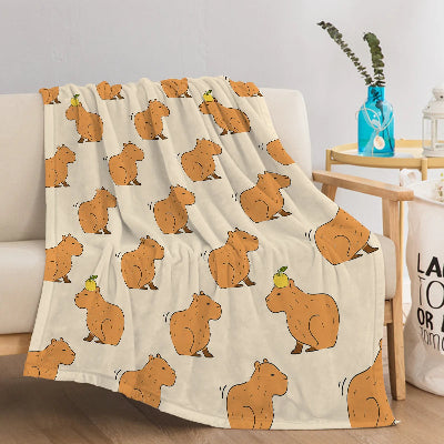 Couverture enfant capybara variante