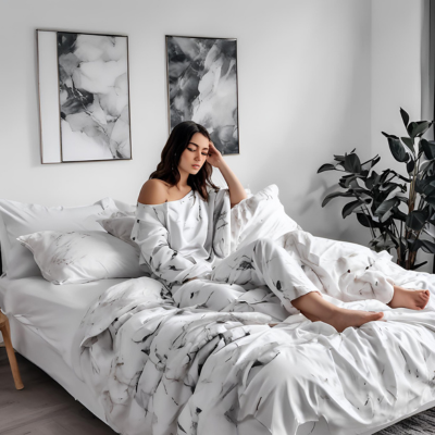 Housse de couette 2 personnes queen/king femme