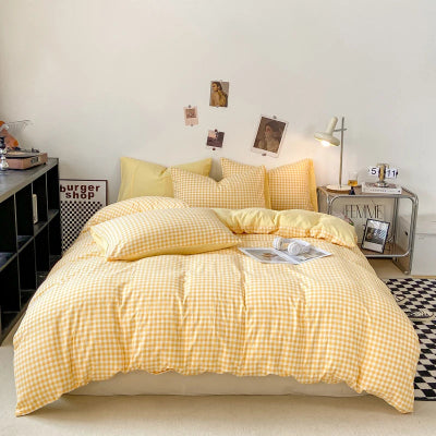 Housse de couette 220x240  style écossais chambre
