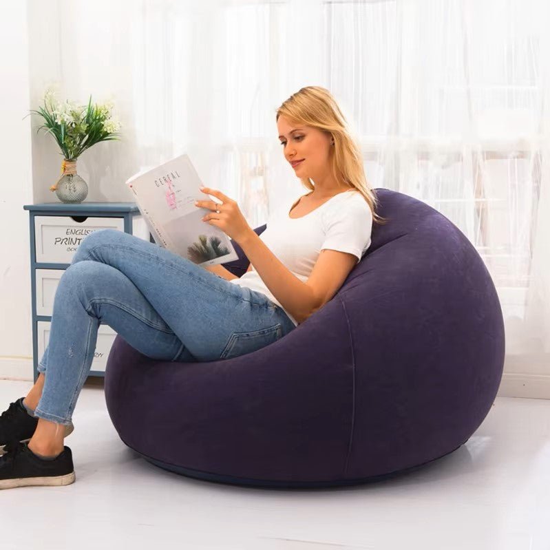 Canapé Gonflable - InflatableSofaSeat™ - Bleu - Ma boutique