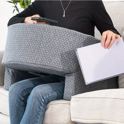 Coussin de lecture - ArmRestPillow™ - Gris - Ma boutique