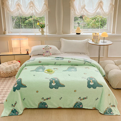 couverture enfant velours dinosaure