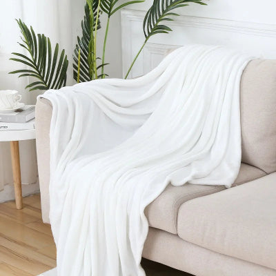 couverture polaire blanc