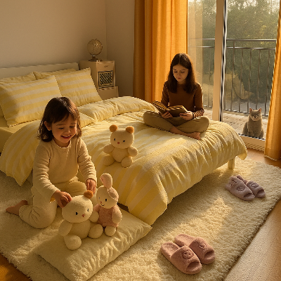 housse de couette 1 personne 150x200cm chat