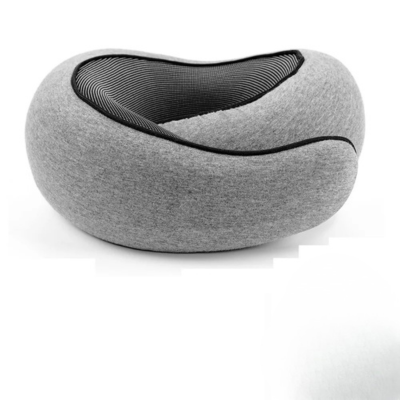 oreiller a memoire de forme escargot gris