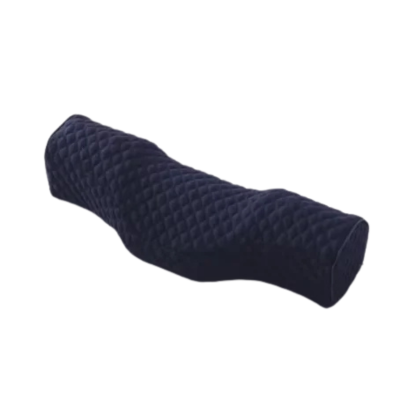 oreiller a memoire de forme orthopédique bleu variante