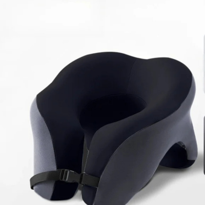 oreiller cervical support de tete noir