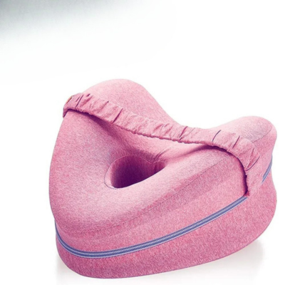 oreiller ergonomique jambes variante rose