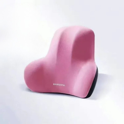 oreiller ergonomique lombaires variante rose
