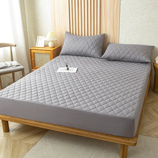 Protège - Matelas Imperméable - ThrowMattressCover™ - Gris - Zenithdubienetre